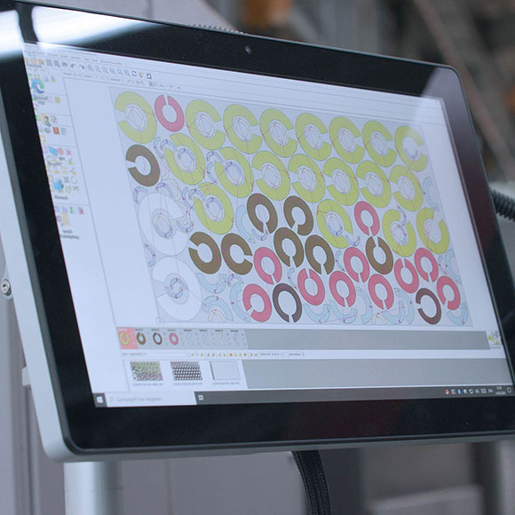 Display einer Maschine